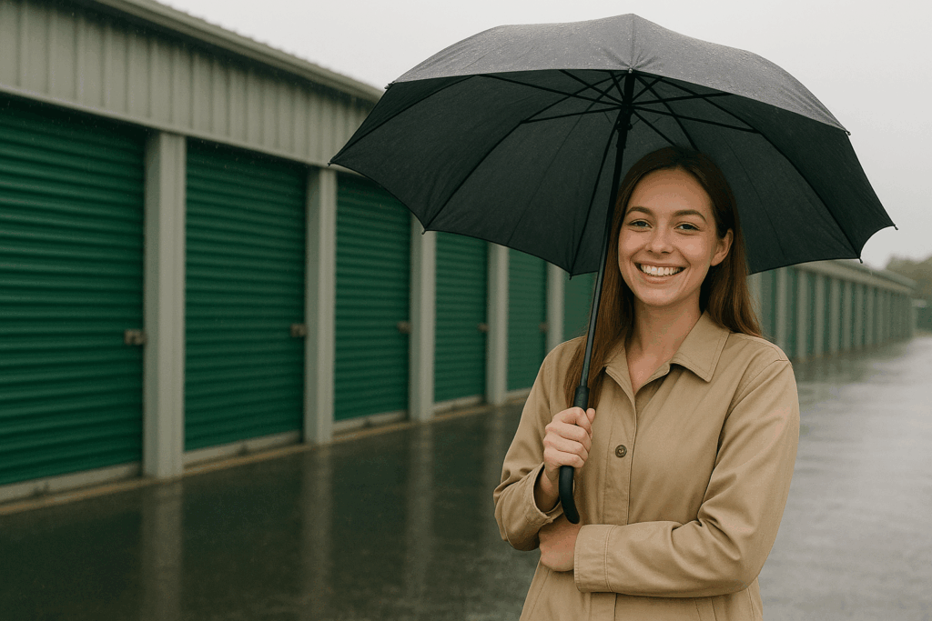 Rain or shine, Windham Self Storage keeps your belongings safe and dry.